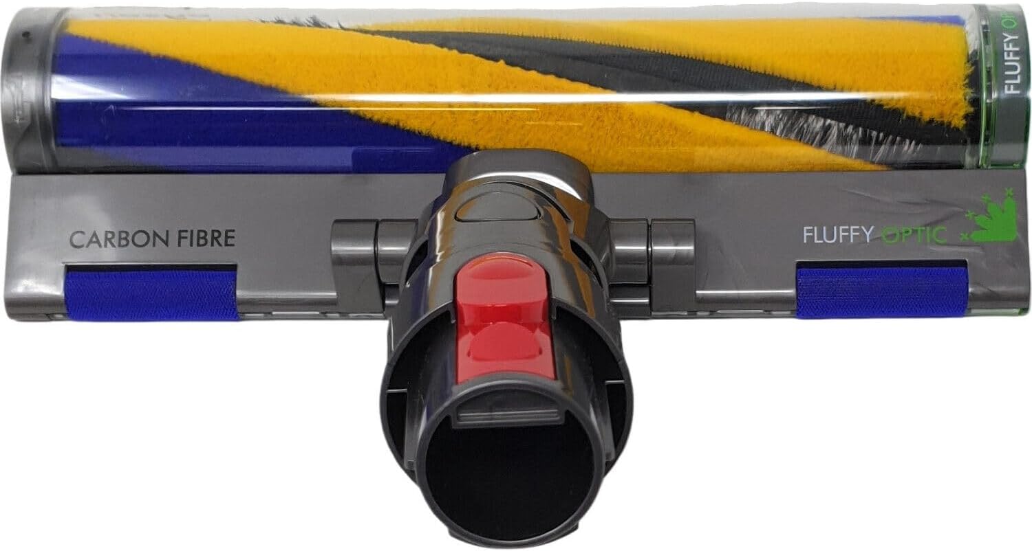 Genuine Dyson Laser Slim Fluffy Optic Cleanerhead V15 Detect Vacuum Cleaner -fits only V15 Detect, V15 Detect Complete, Total Clean and V15 Dectect Submarine not Slim models.