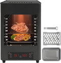 110V Electric Infrared Steak Broiler 1700W Indoor Smokeless Steak Oven Stainless Steel Steak Grill with 10-Tier Adjustable Rack Kitchen Counter Steak Cooker for BBQ, Toast, Pizza, Time&Temp Adjustable