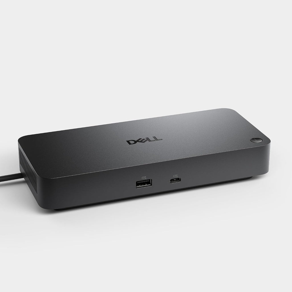 Dell Pro Dock WD25 - USB Type-C with DP Alt Mode Connector, DisplayPort/HDMI/USB 3.2 Gen2 Connectivity, Up to 100-Watt Power delivery - Black
