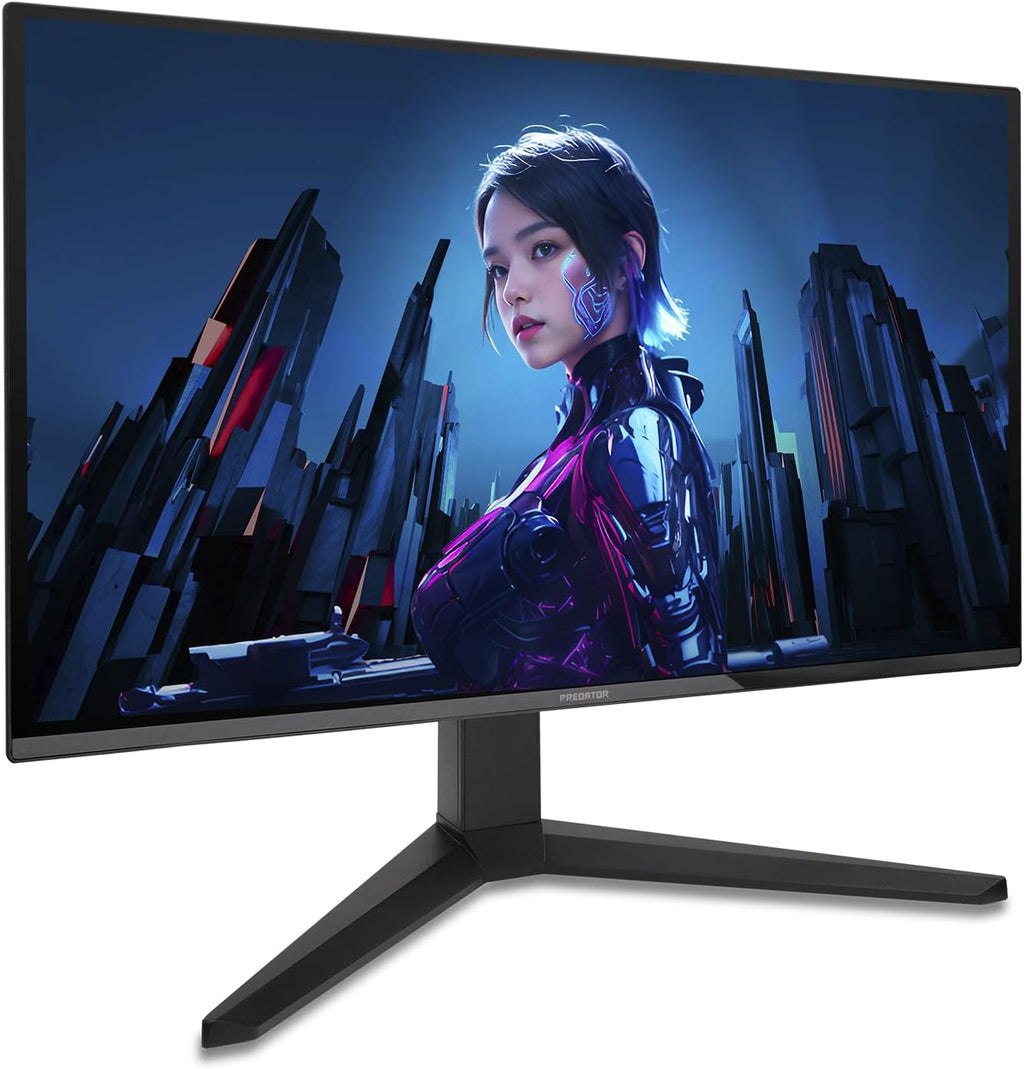 Acer Predator Gaming Monitor | 26.5' WQHD 2560x1440 QD-OLED | AMD FreeSync Premium | 240Hz | 0.03ms | Tilt, Height Adjustment, Pivot & Swivel | DCI-P3 99% | 2 x DP 1.4 & 2 x HDMI 2.1 | X27U W1bmiipprx