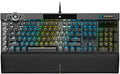 Corsair K100 RGB Mechanical Gaming Keyboard - Cherry MX Speed RGB Silver Keyswitches - PBT Double-Shot Keycaps - Elgato Stream Deck and iCUE Compatible - QWERTY NA Layout - Black