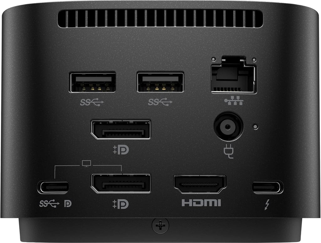 HP Thunderbolt Dock 280W G4 with Combo Cable, Thunderbolt 4, 5 USB, HDMI, 2 Display Port, RJ-45, with a Single Cable Connection to Any Brand Laptop (4J0G4AA#ABA) Bundle with Docztorm Hub