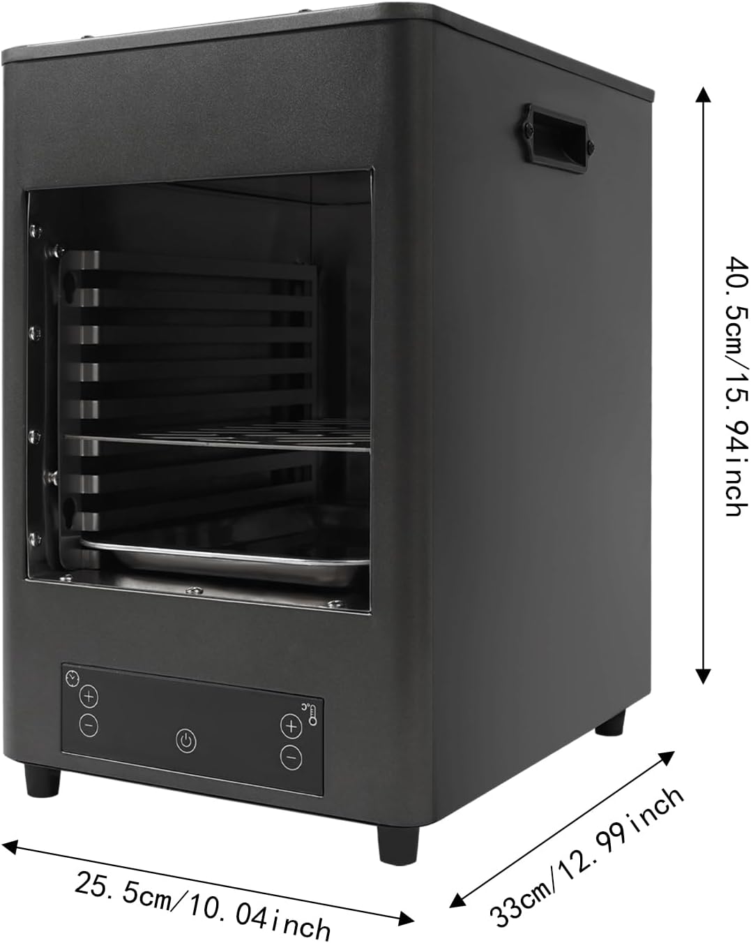 110V Electric Infrared Steak Broiler 1700W Indoor Smokeless Steak Oven Stainless Steel Steak Grill with 10-Tier Adjustable Rack Kitchen Counter Steak Cooker for BBQ, Toast, Pizza, Time&Temp Adjustable