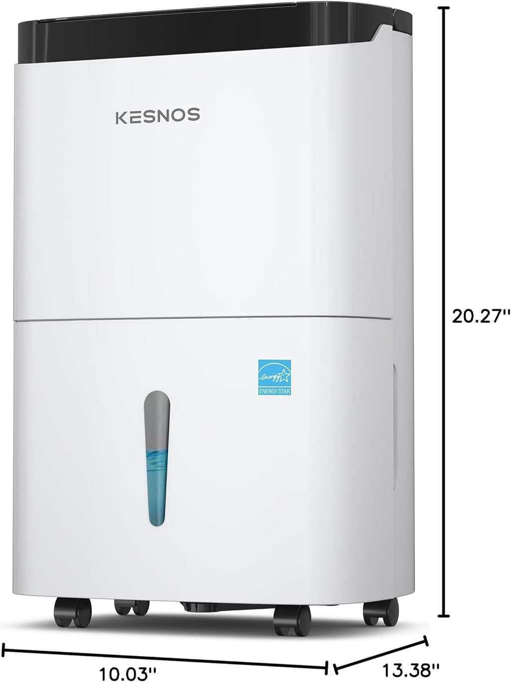Kesnos 80 Pints 2025 Energy Star Dehumidifier for Home & Basement with Drain Hose, Ideal for Large Spaces up to 5,500 Sq. Ft., Featuring Auto Defrost & Self-Drying Function