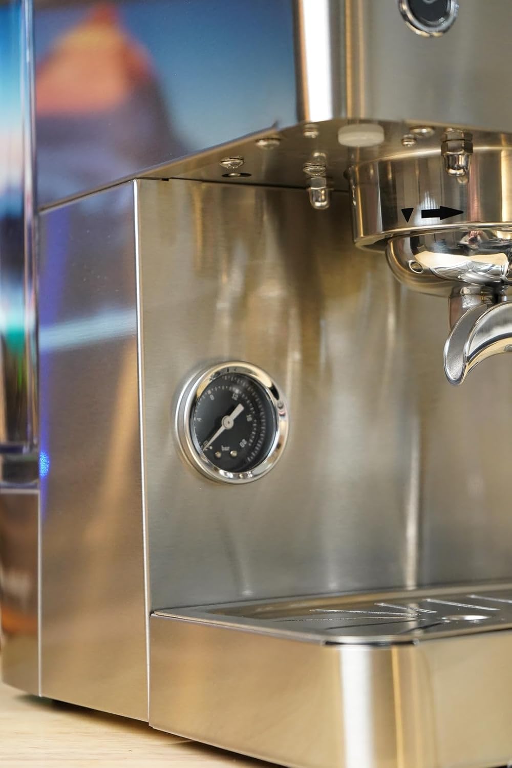 Turin Legato Espresso Machine | 58mm Portafilter, PID Temperature Control, Dual Boiler-Thermoblock System, Stainless Steel, Black, or White (Stainless Steel)