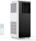 GarveeHome 8000 BTU Portable Air Conditioner, 3-In-1 AC Unit with Fan & Dehumidifier, Quiet Cooling for Rooms Up to 350 Sq.Ft, Remote Control & 24H Timer, Ideal for Bedroom or Apartment Use