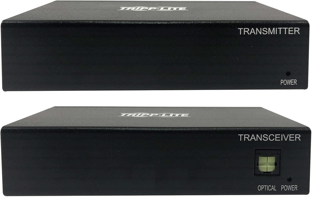 Tripp Lite DisplayPort to HDMI Over Ethernet Cat6 Extender Kit - Up to 230 feet or 70.1 Meters - 4K 60Hz Video, HDR, 4:4:4, PoC, TAA Compliant (B127A-111-BDTH)