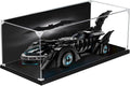 Acrylic Display Case for Lego 76304 Batmobile Model, 3mm Dustproof Display Box, Display Case Compatible with Lego 76304 (Model Not Included) (Background 3MM Black Base)