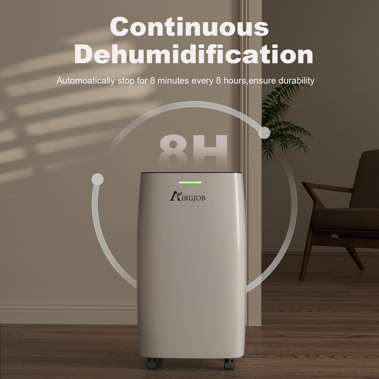 32-Pint Dehumidifier for Basement and Large Room - 2000 Sq. Ft, Quiet Dehumidifier for Large Capacity Room Home Bathroom Basements - Auto Continuous Drain Remove Moisture with Child Lock