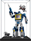 Acrylic Display Case for Lego 10358 Soundwave Transparent Dustproof Storage Box (Model Not Included) (Transparent 3mm)