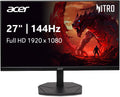 Acer Nitro 27' Gaming Monitor | Full HD 1920 x 1080 | IPS | ZeroFrame | AMD FreeSync | 144Hz Refresh Rate | 1ms (VRB) | sRGB 99% | 1 x Display Port 1.2 and 1 x HDMI 1.4 | KG271 P6bip