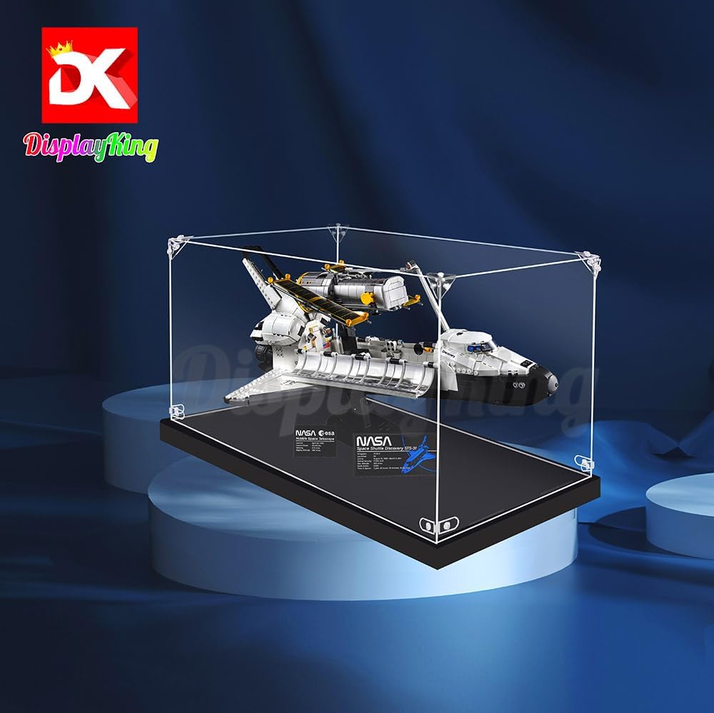 Acrylic Display case with Screw for Lego NASA Space Shuttle Discovery 10283(Lego Set is not Included) (No Background)(us Stock)