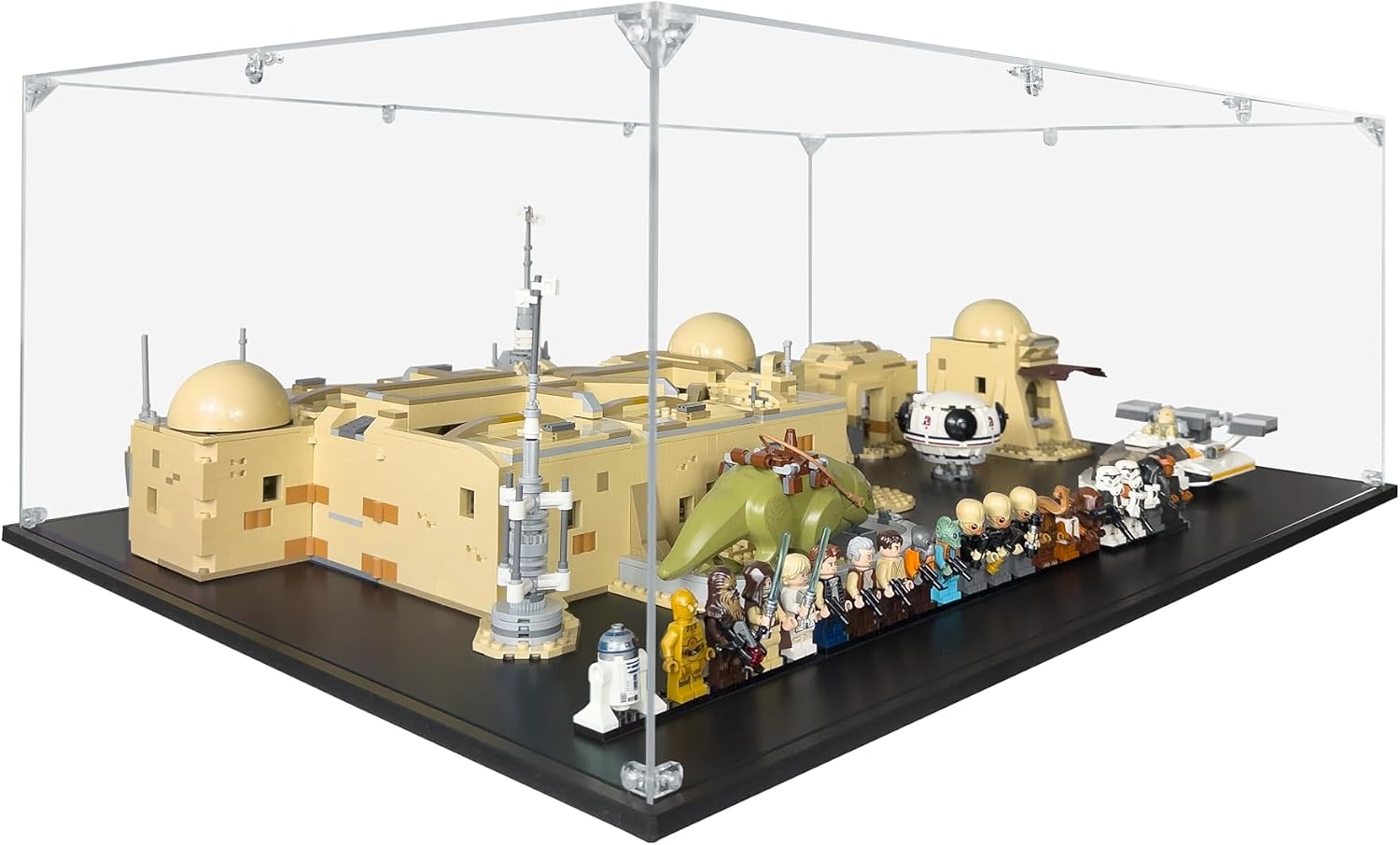 Acrylic Display Case Compatible for LEGO Mos Eisley Cantina #75290, Dustproof Display Case (Case Only) (Lego Sets are NOT Included)