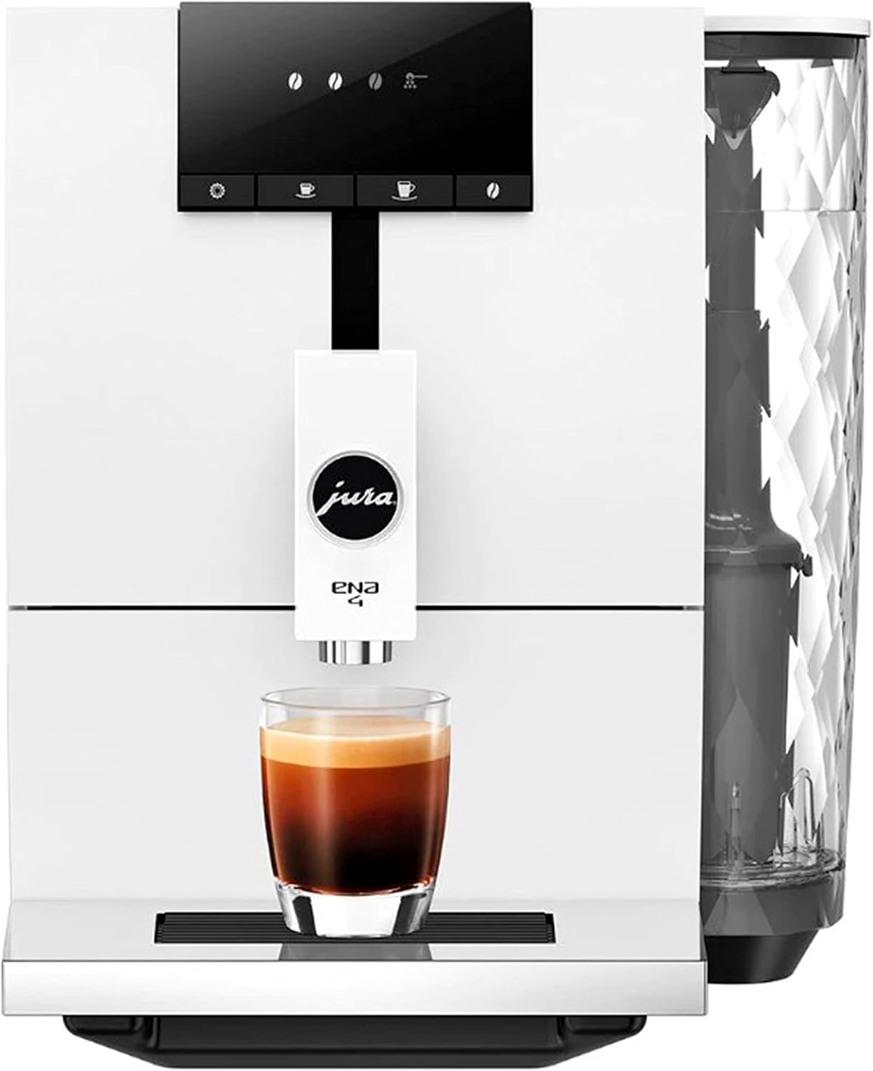 Jura ENA 4 Fully Automatic Nordic White Coffee Machine With 2 Smart Mini Walter Filters Set