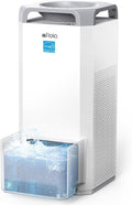 Afloia Humidifier for Bedroom Large Room - Mist Free Evaporative 2 in 1 Humidifier and Air Purifier in One Combo for Home with Top Fill 5L Tank/Humidity&Air Quality Sensor/2-24H Timer