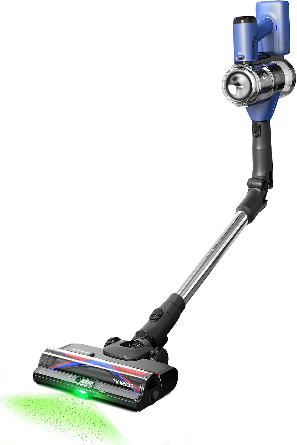 Tineco Pure ONE S50 Pro Cordless Vacuum, 150AW Suction, 95Min Runtime, Anti-Tangle Brush, 120° Green Light, Easily Tackles Large Debris, Stick Vacuum Cleaner for Pet Hair, Carpet & Hard Floor