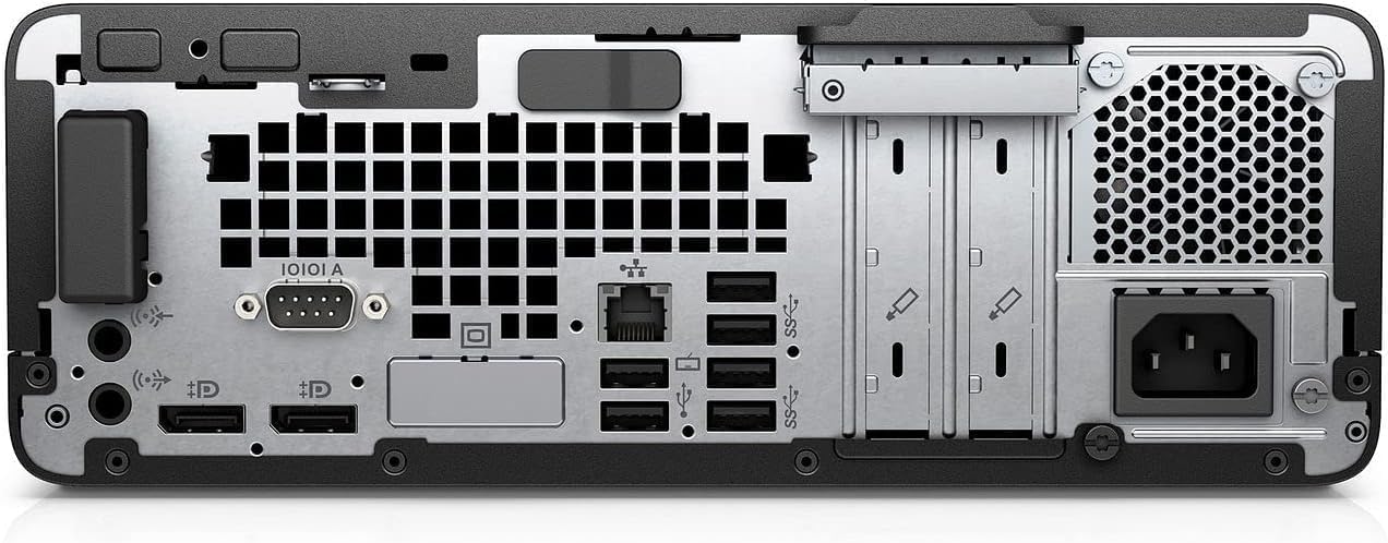 HP ProDesk 600 G4 SFF PC | Intel Core i5-8500T | 8GB RAM | 256GB NVMe | Built in AX210 Wi-Fi BT | Displayport to HDMI Adapter| Windows 11 Pro | Small Form Factor (Renewed)