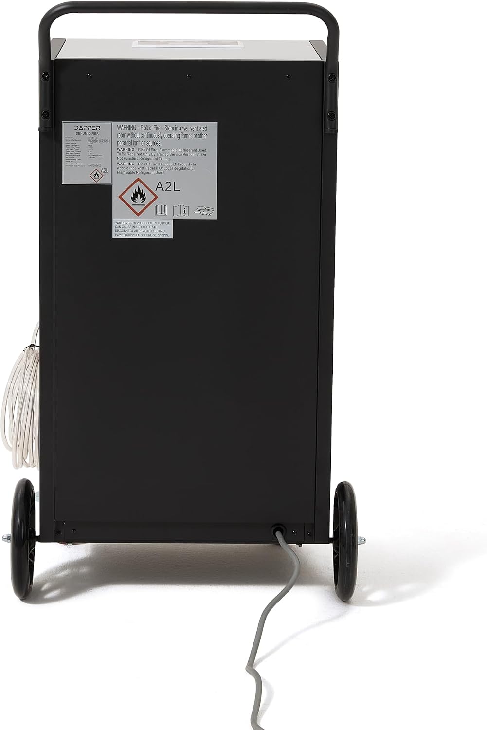 290 Pints Commercial Dehumidifier for Basements & Industrial Spaces – Built-In Pump, Drain Hose, Continuous Operation, 2-Speed Fan, 24000 Sq Ft Coverage