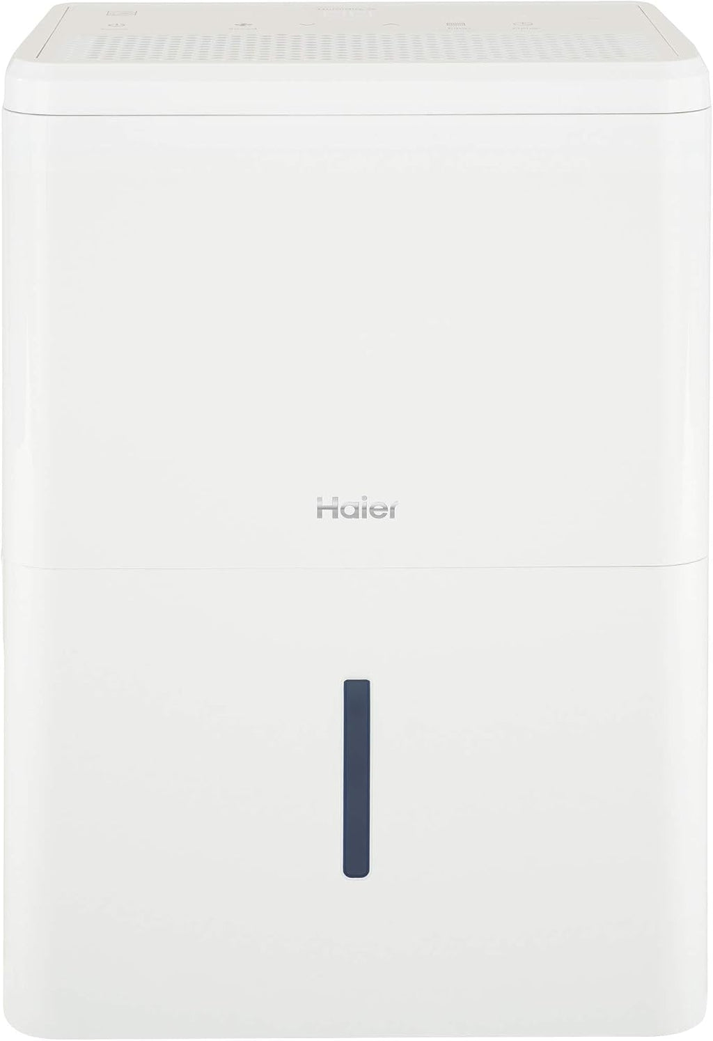 Haier 35 Pint Portable Dehumidifier, Perfect for Bedroom, Basement & Garage, For High Humidity or Very Damp Areas, Empty Bucket Alarm, Clean Filter Alert & LED Digital Controls, Energy Star, White