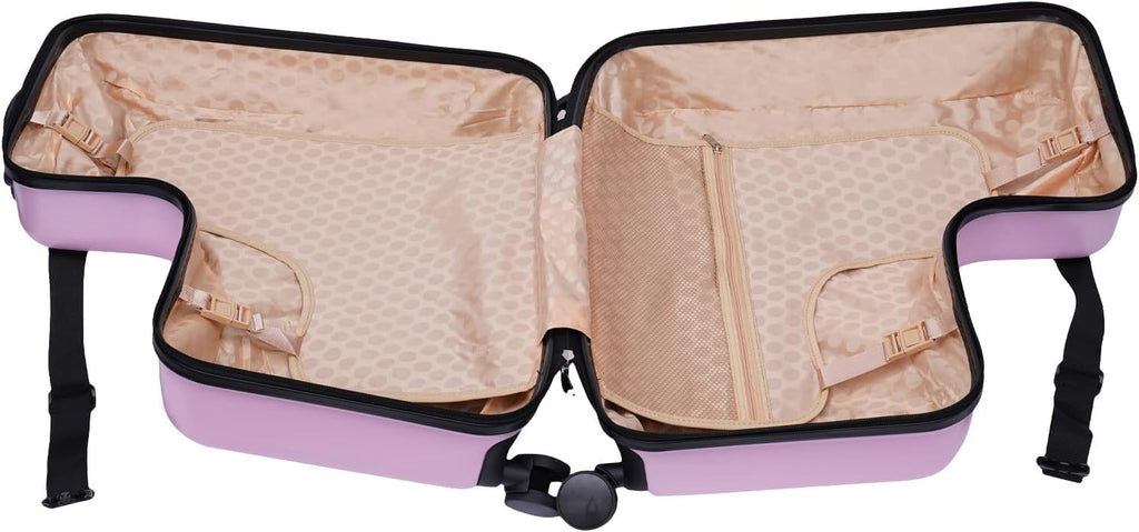 DNYSYSJ 24 Inch Children's Ride-On Suitcase, Trolley with Universal Wheel, Waterproof Unisex Boys Girls Travel Case with Lock, Rideable Luggage, ABS+PC, Aged 6-12 Years Old