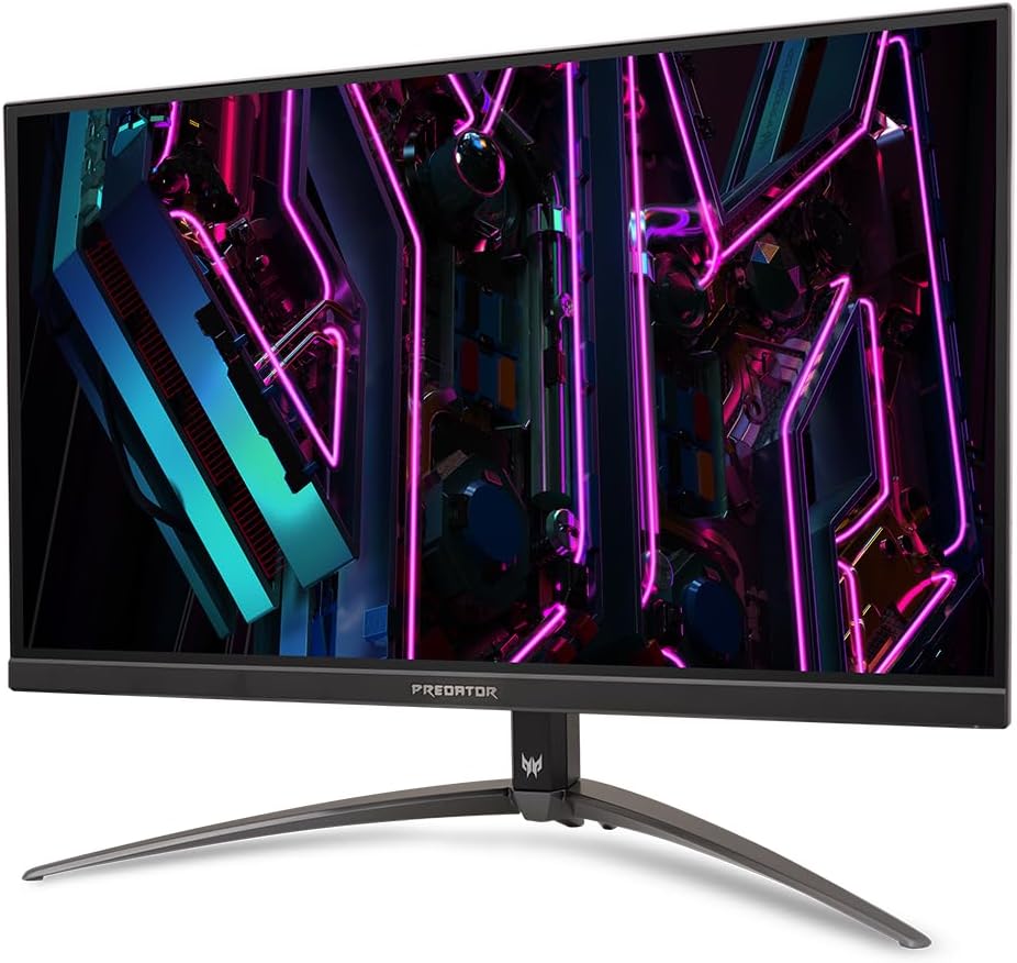 acer Predator XB273K 27' 4k Gaming Monitor | AMD FreeSync Premium | ZeroFrame Design | 160Hz Refresh | Up to 0.5ms Response | Height, Tilt, Swivel, Pivot Adjust | HDR 400 | 1 x DP 1.4 & 2 x HDMI 2.1