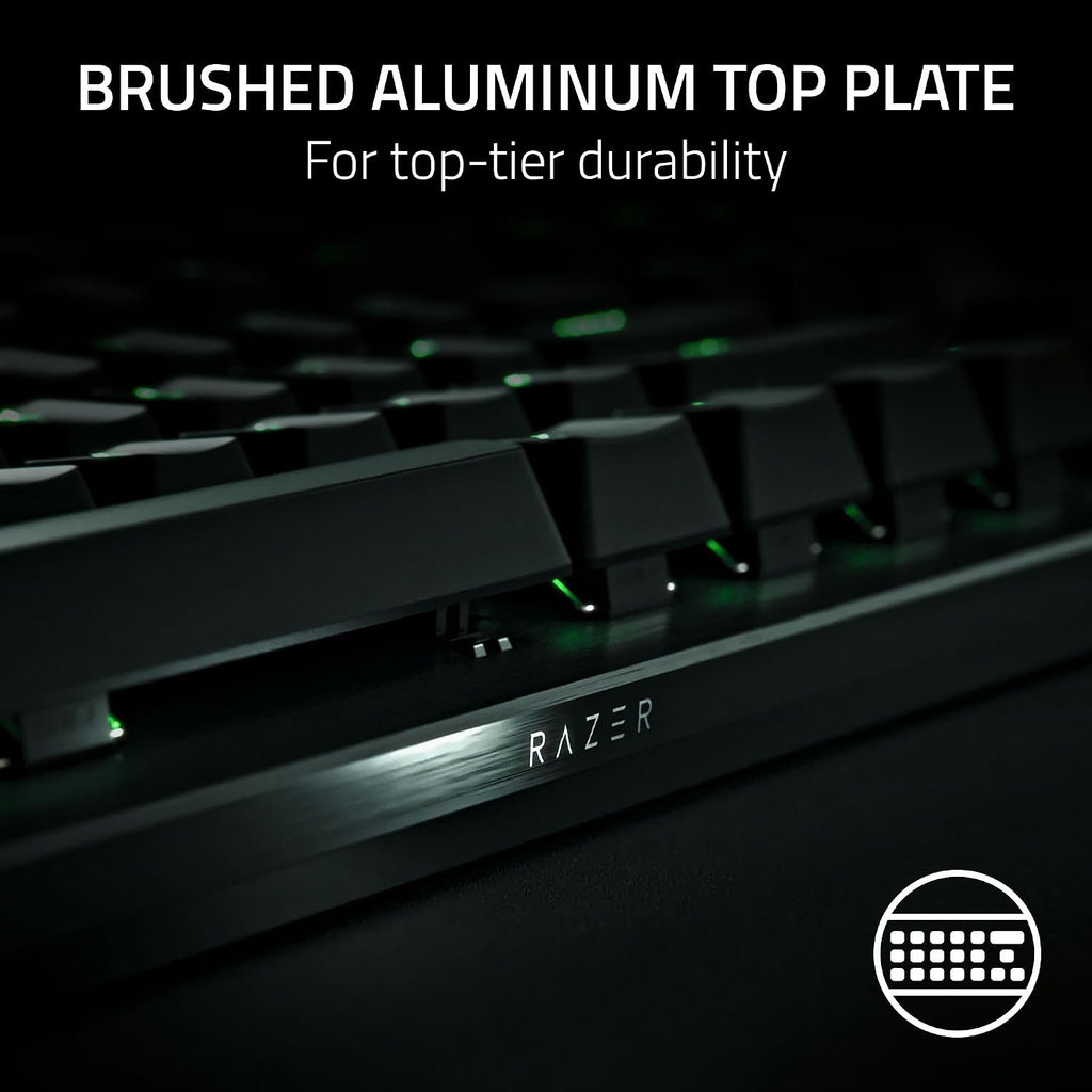 Razer Huntsman V3 Pro Esports Gaming Keyboard: Analog Optical Switches - Razer Snap Tap - Rapid Trigger - Adjustable Actuation - Media Keys & Dial - Doubleshot PBT Keycaps - Wrist Rest - Black