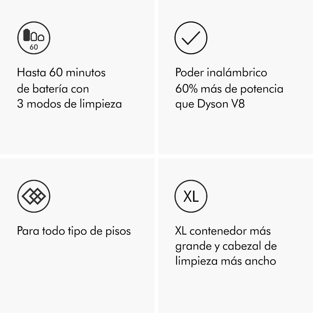 Dyson Outsize Origin Cordless Vacuum, Nickel/Red