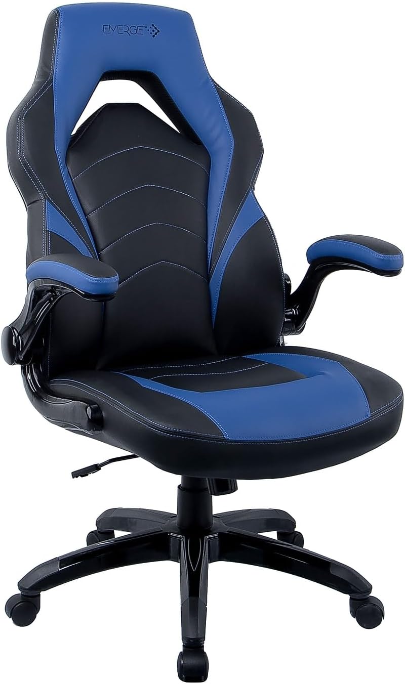 STAPLES Emerge Gaming Chair, Ergonomic, Adjustable Height, Swivel, Black