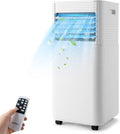 ARLIME Portable Air Conditioners, 8000 BTU Air Unit Cools up to 230 sq. ft. Freestanding Air Cooler w/Fan & Dehumidifier, Remote Control, Window Mount Kits for Home Office, White