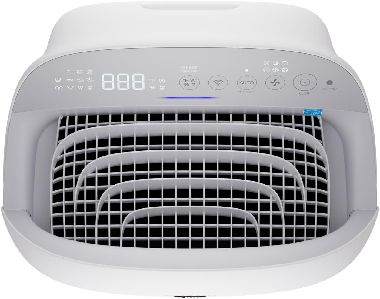 SHARP Smart Air Purifier with Humidifier Combo – Covers up to 1,913 sqft in one hour, Compatible w/Alexa & Google Asst. Energy Star 3.0, True HEPA Filter for Large Room, Bedroom - KCP70UW