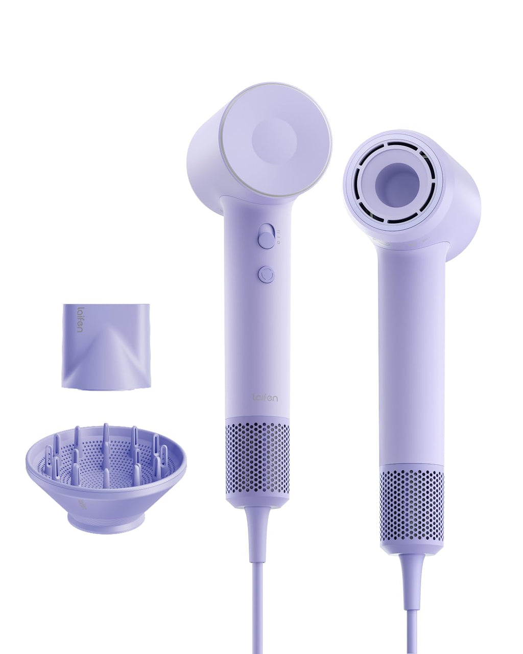 Laifen Hair Dryer SE 2, 200 Million Negative Ionic Blow Dryer with Child Mode and 108,000 RPM Brushless Motor, Fast Drying High-Speed Low Noise Hairdryer with Magnetic Attachments, HD130