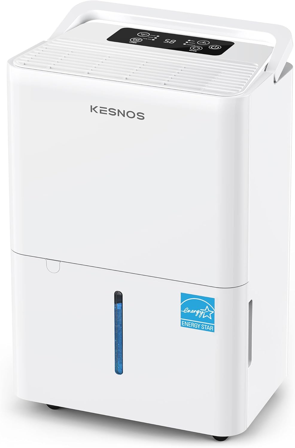 Kesnos 2,500 Sq. Ft. Energy Star 2025 Dehumidifier for Basement & Home, 4 Pre-Set Modes, Timer, Auto Defrost, Ideal for Bedroom with Ultra Quiet 36 dB, 0.39-Gallon Water Tank with Drain Hose