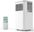 GarveeTech Portable Air Conditioners, 10000 BTU Air Conditioner for Room Up to 450 Sq.Ft, 24H Timer, Remote Control, Dehumidifier, 3 in-1 AC Unit with Window Kit for Bedroom, Indoor Rooms, Home Office