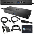 Dell WD19S Docking Station 130W (90W Power Delivery), Dell Docking Station for Laptop with 130W Power Adapter + HDMI + DisplayPort + USB-C Cable + Microfiber Cloth (Renewed)