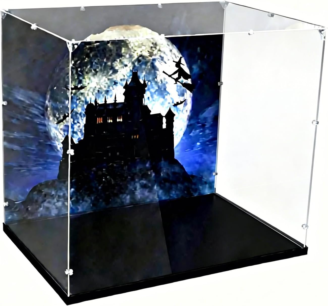 WICUS 3mm Acrylic Display Case for Lego 71043 Dustproof Clear Display Box(NOT Included The Model)
