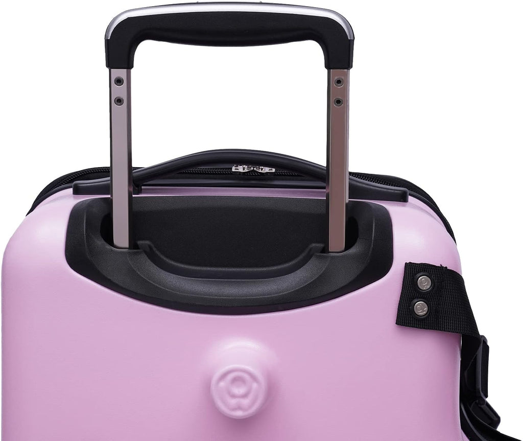DNYSYSJ 24 Inch Children's Ride-On Suitcase, Trolley with Universal Wheel, Waterproof Unisex Boys Girls Travel Case with Lock, Rideable Luggage, ABS+PC, Aged 6-12 Years Old