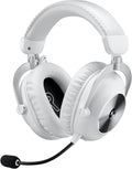 Logitech G PRO X 2 Lightspeed Wireless Gaming Headset, Detachable Boom Mic, 50mm Graphene Drivers, DTS:X Headphone 2.0—7.1 Surround, Bluetooth/USB/3.5mm Aux, for PC, PS5, PS4, Nintendo Switch - White
