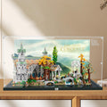 WICUS 3mm Acrylic Display Case for Lego 10316 Rivendell Dustproof Clear Display Box(NOT Included The Model)
