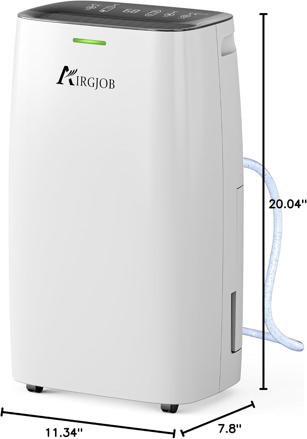 32-Pint Dehumidifier for Basement and Large Room - 2000 Sq. Ft, Quiet Dehumidifier for Large Capacity Room Home Bathroom Basements - Auto Continuous Drain Remove Moisture with Child Lock