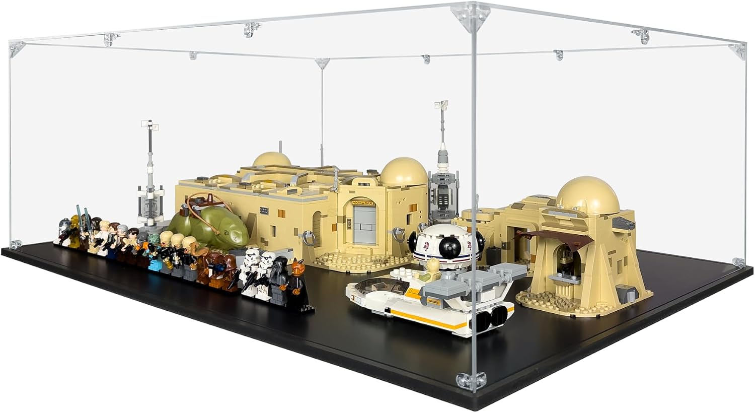 Acrylic Display Case Compatible for LEGO Mos Eisley Cantina #75290, Dustproof Display Case (Case Only) (Lego Sets are NOT Included)