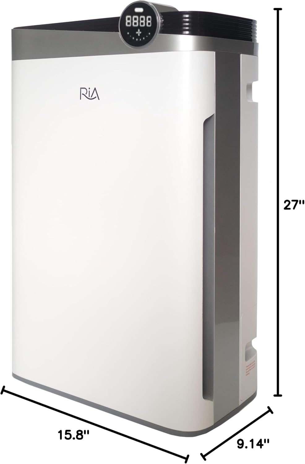 RIA BreezeGuard 2-in-1 Smart HEPA Air Purifier and Humidifier Combo for Large Rooms up to 2500 Sq Ft – App Control, Evaporative Humidifier, PM2.5 Sensor, for Home, Bedroom, Pet, Allergies, Smoke, Dust