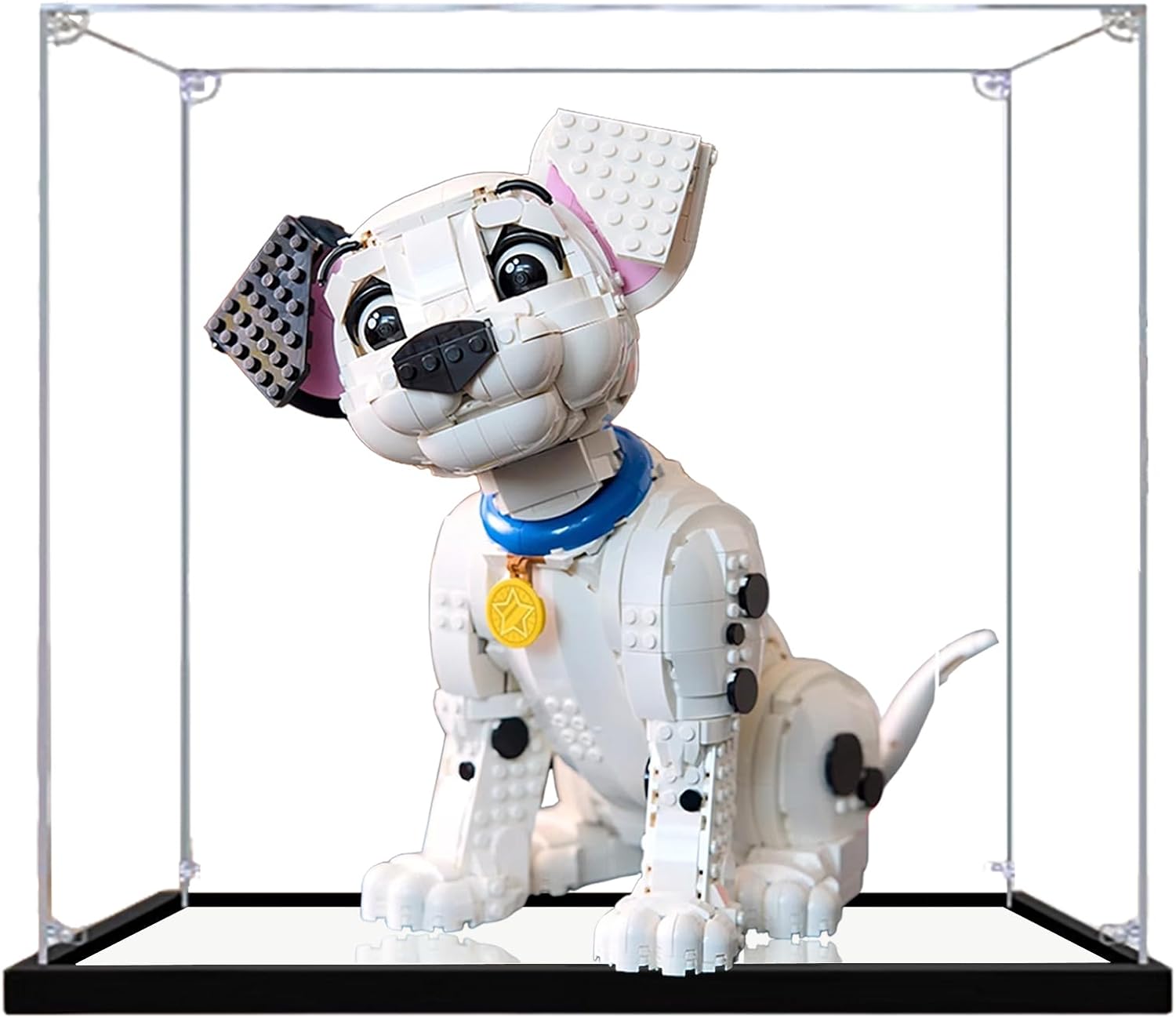 Acrylic Display Case for Lego 43269 101 Dalmatians Building Set– Dustproof Display Box & Showcase,, Display Box Compatible with Lego 43269 -Only Display case (3mm)