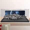 Acrylic Display Case for Lego 75192 Ultimate Millennium Box Storage Box Storage Dustproof Showcase for Collection Bricks Blocks Models Minifigures Building(Case Only),Horizontal,Background