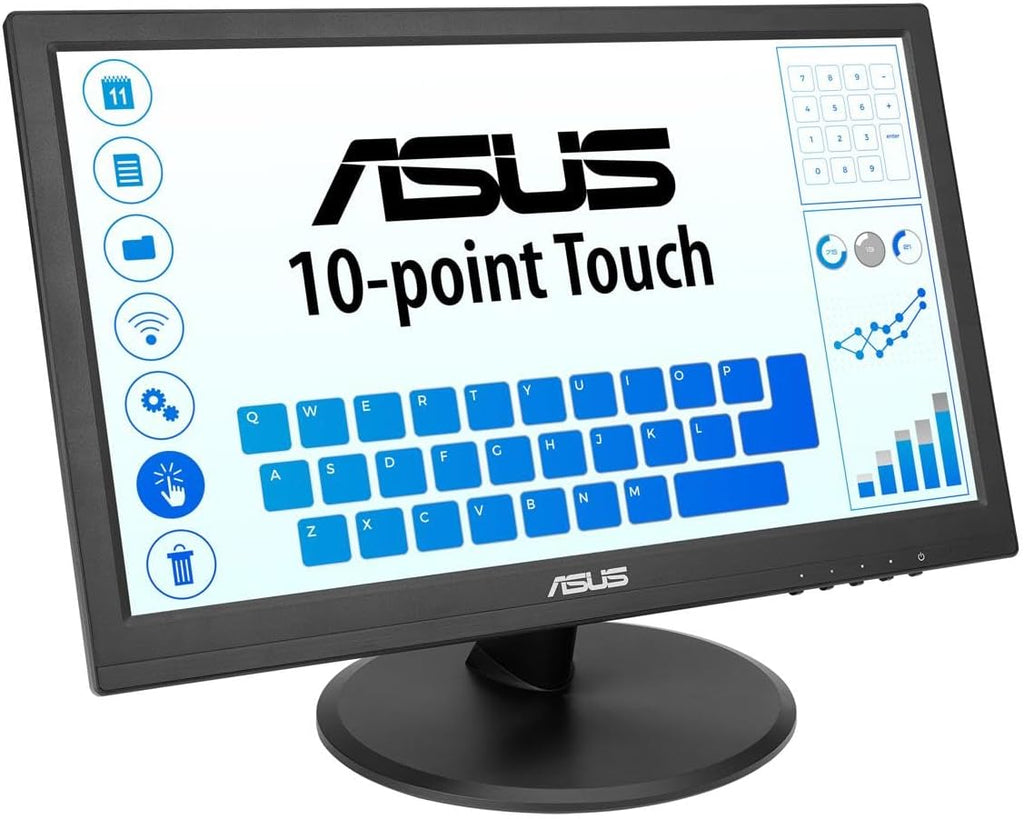 ASUS VT168HR 15.6' Full HD 1366X768 HDMI Back-lit LED Monitor, Black