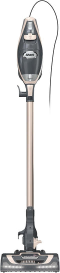 Shark Rocket Pro DLX | Corded Stick Vacuum | Removable Hand Vacuum, Advanced Swivel Steering, XL Dust Cup Capacity | Crevice Tool, Upholstery Tool & Anti-Allergen Dust Brush | Gold | HV371GD