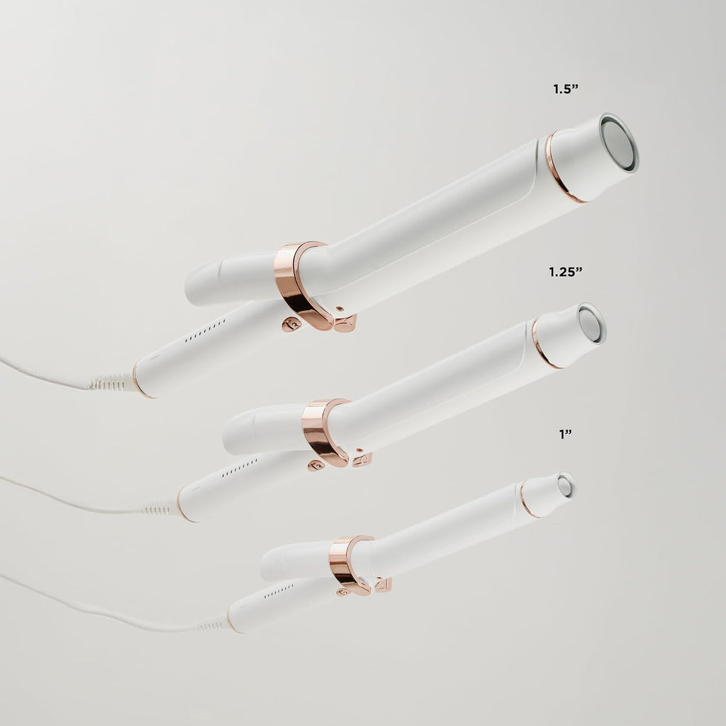 T3 SinglePass Curl X Extra-Long Barrel 1', 1.25', 1.5' Curling Iron with 9 Heat Settings and Ceramic Barrel for Fast Styling and Lasting Results on All Hair Types