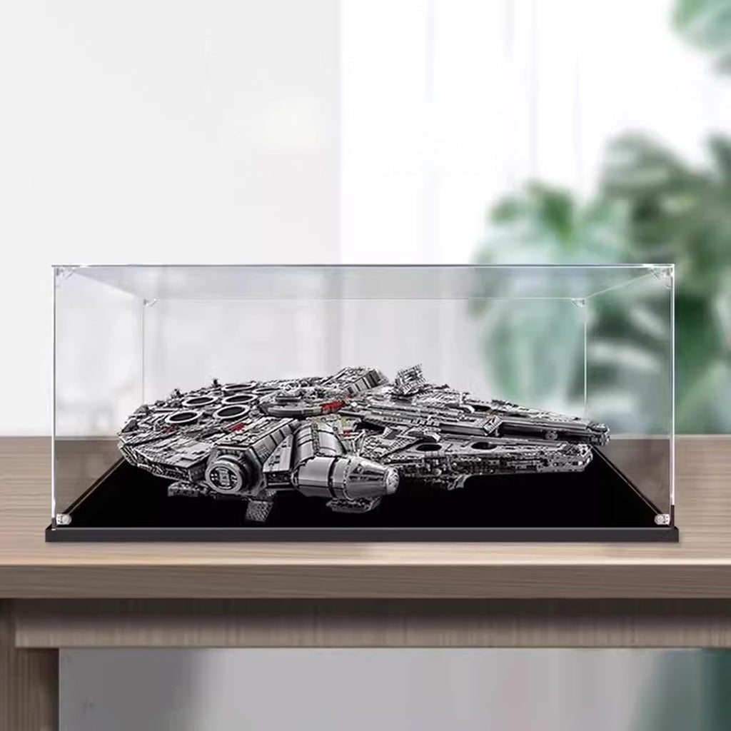 Applicable to Lego 75192 Millennium Falcon Acrylic Display Box, Model Display Case, Display Cases for Collectibles, Protect Your Collectibles from Dust with a Clear Showcase,A,2mm