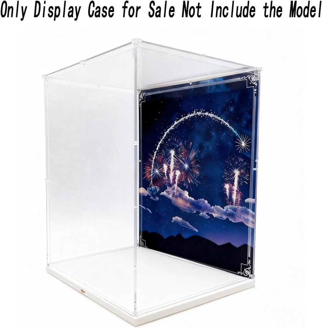WICUS 3mm Acrylic Display Case Compatible with Lego 43222 Dustproof Clear Display Box(NOT Included The Model)