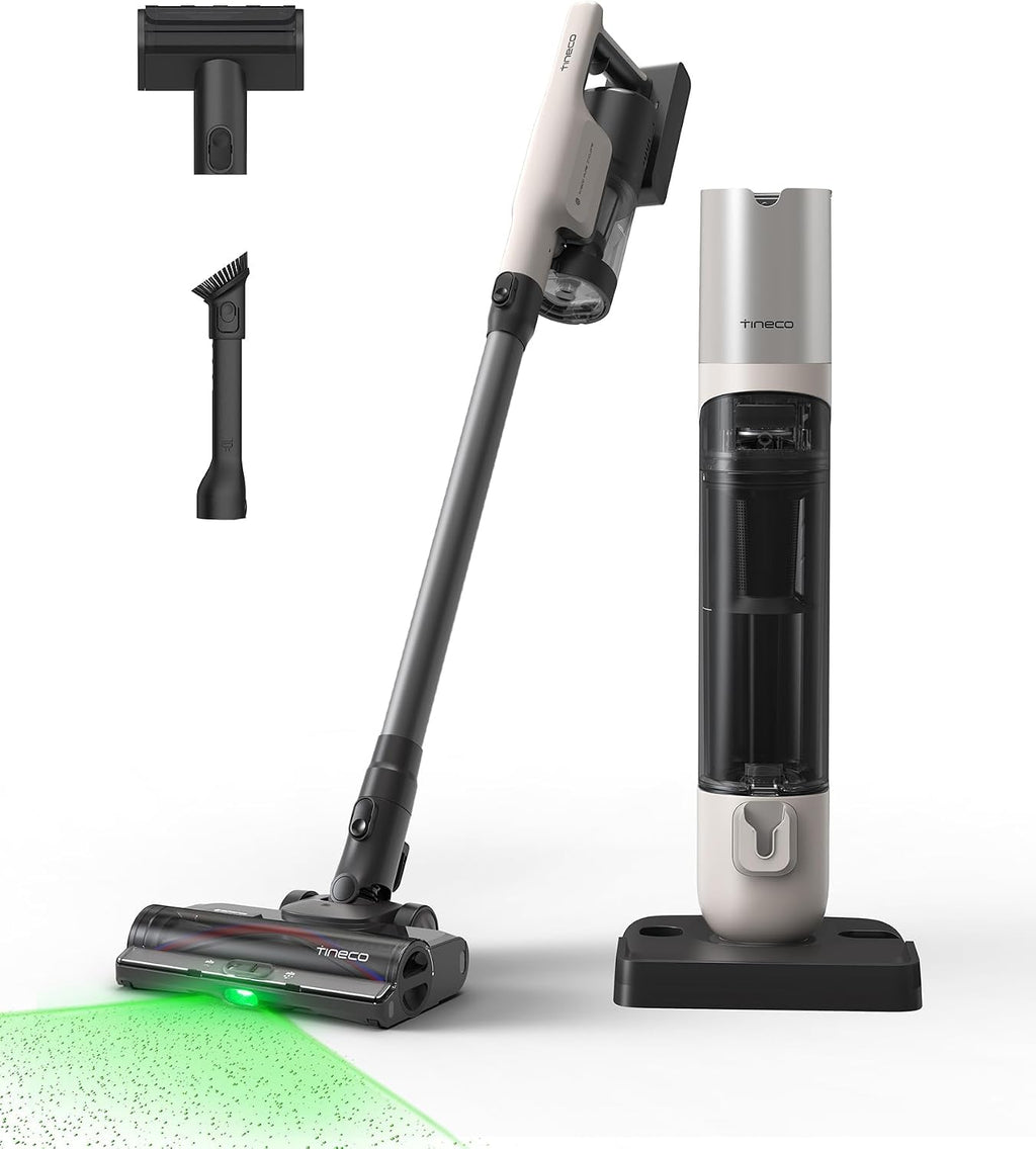Tineco Pure ONE Station 5 Gen Cordless Vacuum, Automatic Dust Collection, Full-Path Self-Cleaning, ZeroTangle Brush, Up to 100 Minutes Runtime, Stick Vacuum Cleaner for Pet Hair, Carpet & Hard Floor