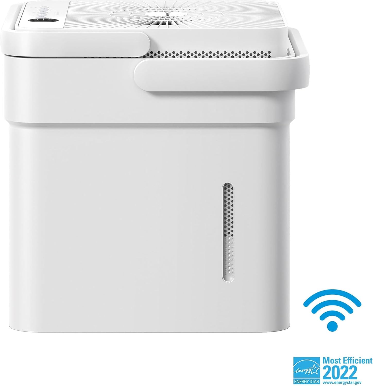 Midea Cube 50 Pint Dehumidifier for Basement and Rooms at Home for up to 4,500 Sq. Ft., Built-in Pump, Drain Hose Included, Smart Control, Works with Alexa (White), ENERGY STAR Most Efficient 2022